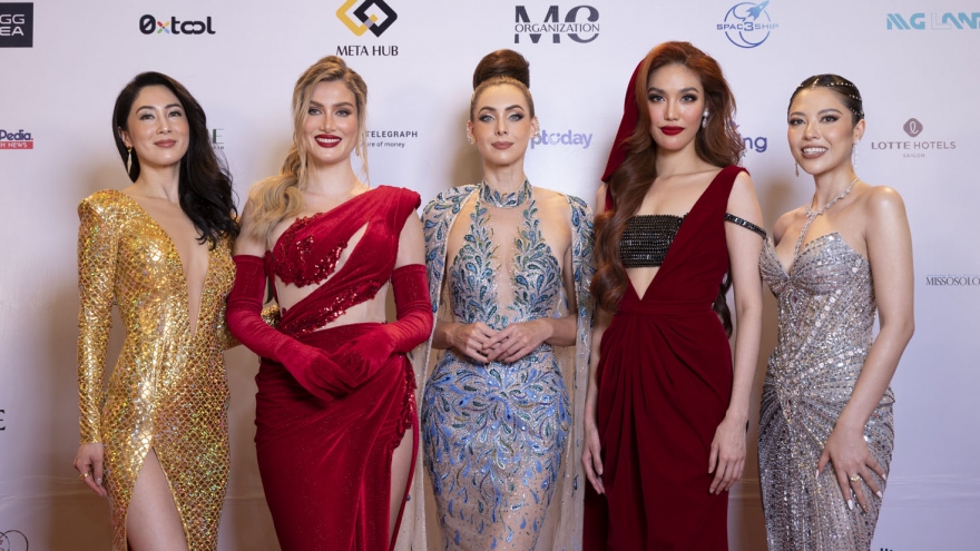 Foreign beauty queens gather for grand final of Miss Charm 2023